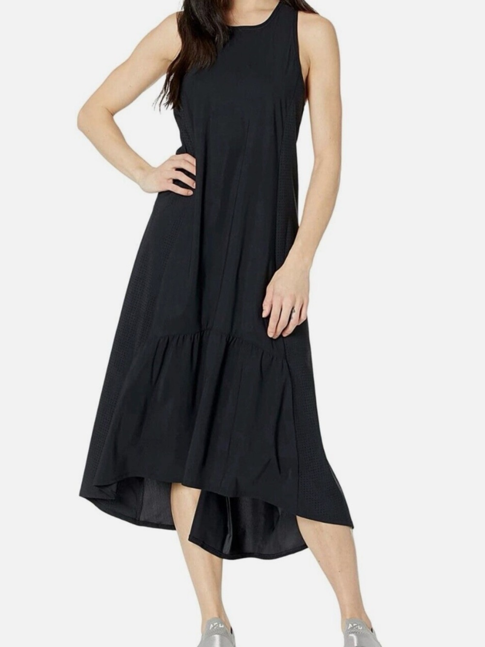 NEW SWEATY BETTY Explorer Ace Midi Dress Black Sz XS